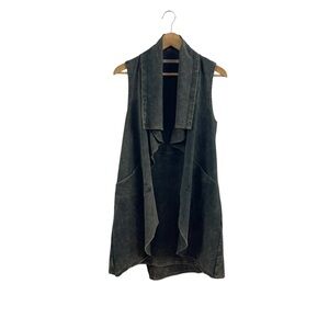 Testimony‎ Los Angeles Vest Women's Acid Wass French Terry Grunge Boho S